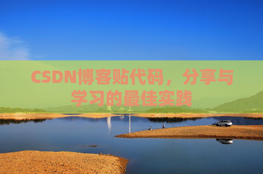 CSDN博客贴代码，分享与学习的最佳实践