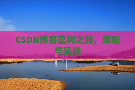 CSDN博客盈利之路，策略与实践